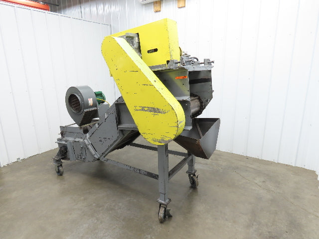 Portable Incline Conveyor Parts Dryer w/Fan 16" Stainless Mesh Belt 84"L 480V