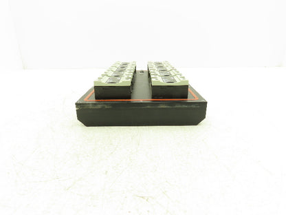 Carlo Gavazzi RM1A48D50S18 Solid State Relay 480V 50A SSR Heat Sink w/10 Relays
