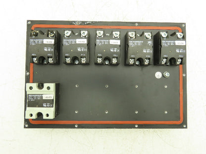Carlo Gavazzi RM1A48D50S18 Solid State Relay 480V 50A SSR Heat Sink w/6 Relays