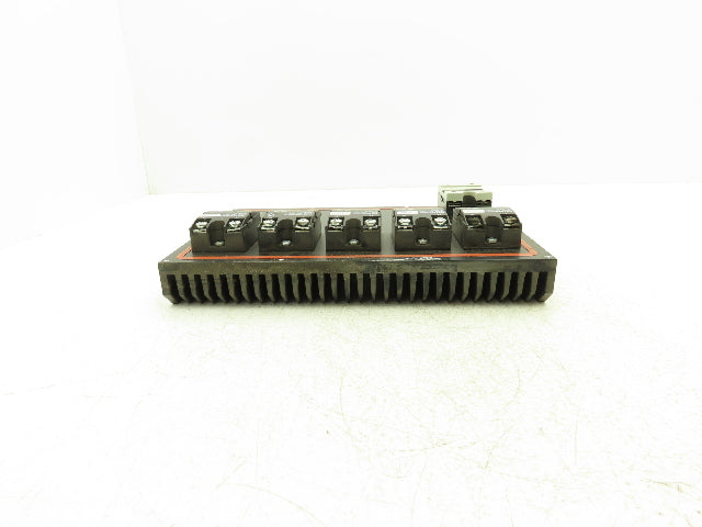 Carlo Gavazzi RM1A48D50S18 Solid State Relay 480V 50A SSR Heat Sink w/6 Relays