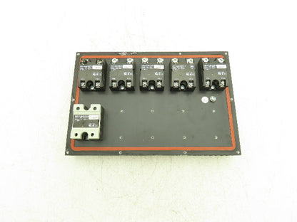 Carlo Gavazzi RM1A48D50S18 Solid State Relay 480V 50A SSR Heat Sink w/6 Relays