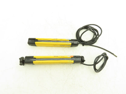 Keyence GL-R12H Safety Light Curtain Transmitter & Receiver Set 25mm x 220mm 15m