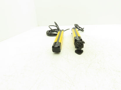 Keyence GL-R12H Safety Light Curtain Transmitter & Receiver Set 25mm x 220mm 15m