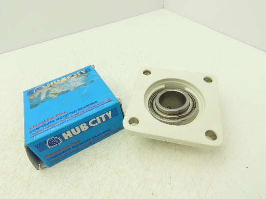 Hub City FB250CTWX1 7/16 Flange Block Bearing Composite Housing 1 7/16" Bore