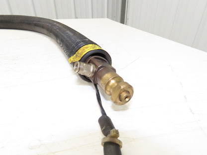 Abicor Binzel 980.2344 0266 CAT Robot Welder Welding Gun Head 55" OAL 780.3509