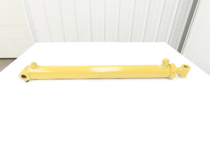 Welded Hydraulic Cylinder 2.5" Bore 25" Stroke Cross-Tube SAE Ports 36"OAL