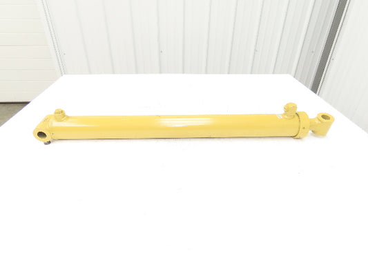 Welded Hydraulic Cylinder 2.5" Bore 25" Stroke Cross-Tube SAE Ports 36"OAL