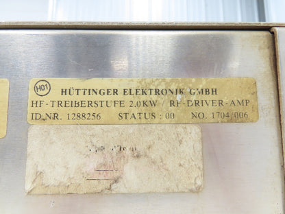 Huttinger Elektronik 1288256 Trumpf Laser RF Driver Amplifier 2kW for TLF4000T