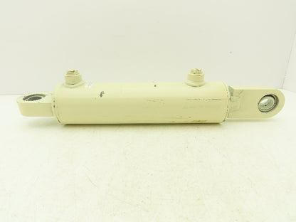Welded Hydraulic Cylinder 3" Bore 8" Stroke Swivel Eye Mount SAE Ports