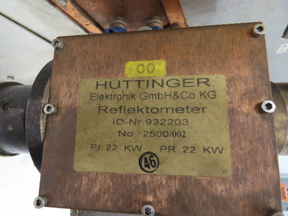 Huttinger 0461130 Trumpf Laser 22kw RF Power Output Amplifier w/ Reflektometer