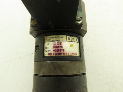 Gardner Denver 2 BA 927256 Servo Nutrunner Inline Tool w/Transducer Spline End