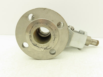 Kitz 10K-50 Stainless Ball Valve 2" Flanged DN50 Class 10K -No Handle