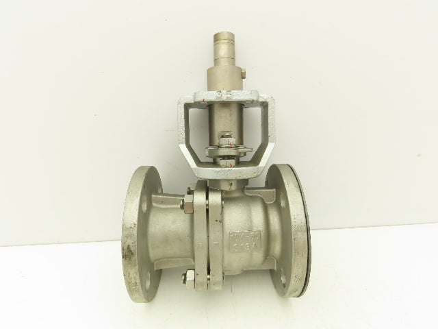 Kitz 10K-50 Stainless Ball Valve 2" Flanged DN50 Class 10K -No Handle