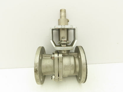Kitz 10K-50 Stainless Ball Valve 2" Flanged DN50 Class 10K -No Handle
