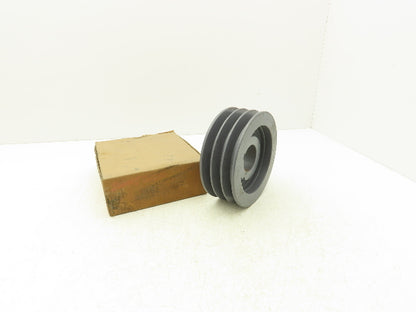 Browning 3TB62 3 Groove V-Belt Pulley 6.5"-OD A-B Section Split Taper P1 Bushing