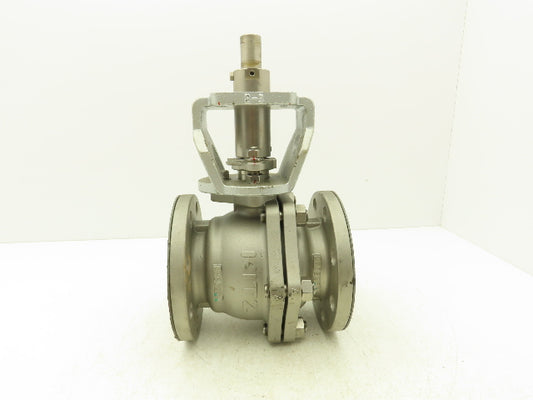 Kitz 10K-80 Stainless Ball Valve 3" Flanged DN80 Class 10K -No Handle