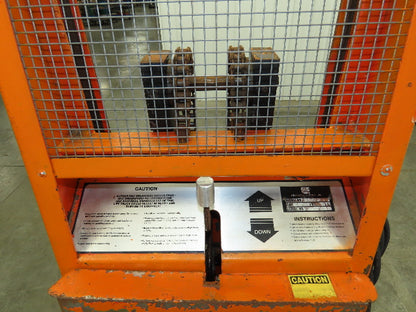 Presto PSA2762 Manual Walkie Straddle Pallet Stacker 12V Lift 2700 Lb 60" Truck