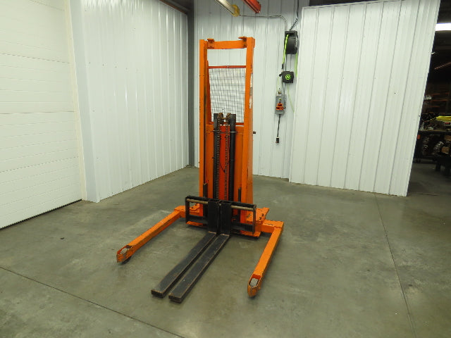 Presto PSA2762 Manual Walkie Straddle Pallet Stacker 12V Lift 2700 Lb 60" Truck