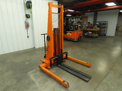 Presto PSA2762 Manual Walkie Straddle Pallet Stacker 12V Lift 2700 Lb 60" Truck