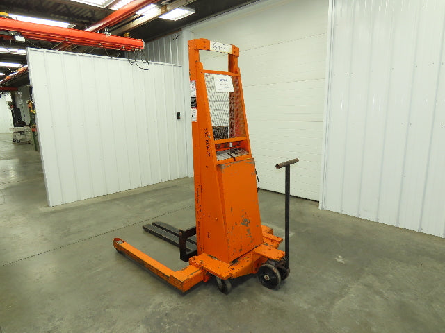 Presto PSA2762 Manual Walkie Straddle Pallet Stacker 12V Lift 2700 Lb 60" Truck