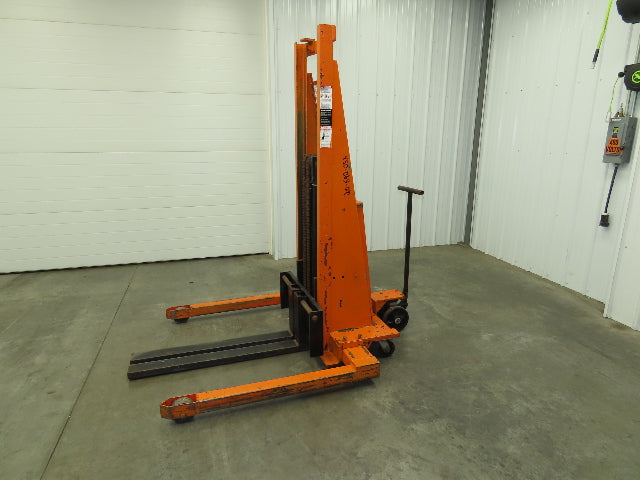 Presto PSA2762 Manual Walkie Straddle Pallet Stacker 12V Lift 2700 Lb 60" Truck