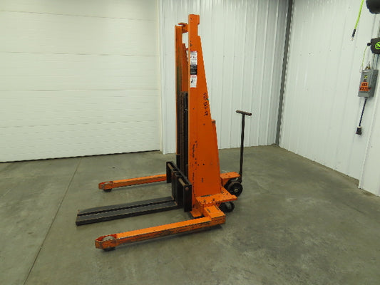 Presto PSA2762 Manual Walkie Straddle Pallet Stacker 12V Lift 2700 Lb 60" Truck