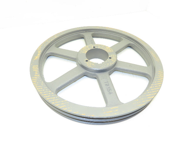 Browning 2TB154 2 Groove Pulley 15.6"-OD A-B Belts Split Taper Q1 Type Bushing