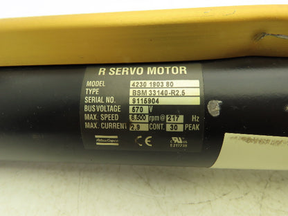 Atlas Copco 4230 1903 80 Servo Nutrunner 9831 4069 12 / BSM 33140-R2.5