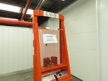 Presto PSA2762 Manual Walkie Straddle Pallet Stacker 12V Lift 2700 Lb 60" Truck
