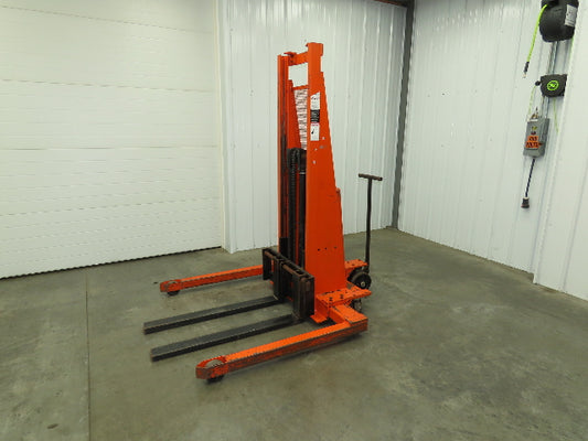 Presto PSA2762 Manual Walkie Straddle Pallet Stacker 12V Lift 2700 Lb 60" Truck
