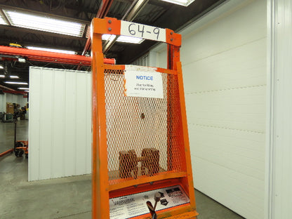 Presto PSA2762 Manual Walkie Straddle Pallet Stacker 12V Lift 2700 Lb 60" Truck