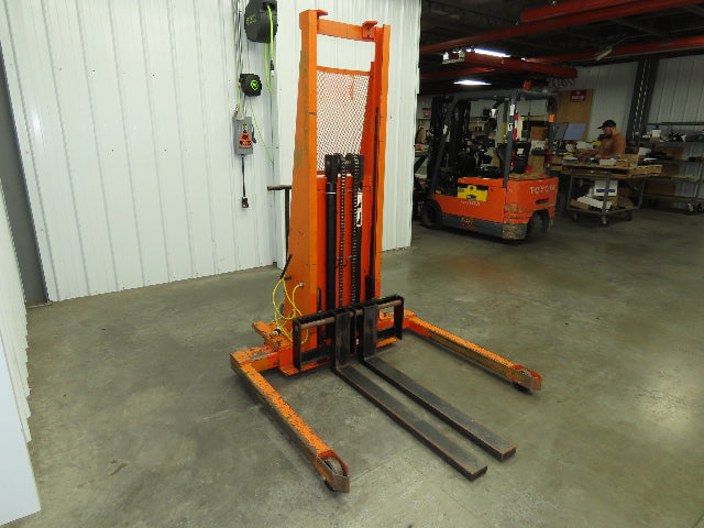 Presto PSA2762 Manual Walkie Straddle Pallet Stacker 12V Lift 2700 Lb 60" Truck