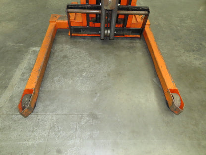 Presto PSA2762 Manual Walkie Straddle Pallet Stacker 12V Lift 2700 Lb 60" Truck