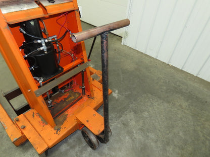 Presto PSA2762 Manual Walkie Straddle Pallet Stacker 12V Lift 2700 Lb 60" Truck