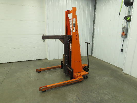 Presto PSA2762 Manual Walkie Straddle Pallet Stacker 12V Lift 2700 Lb 60" Truck