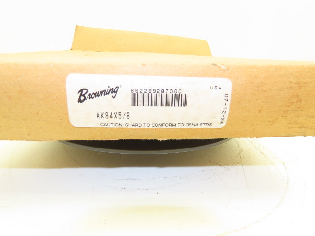 Browning AK84x5/8 Single Groove Pulley A Belt 8.25"-OD 5/8" Finished Bore