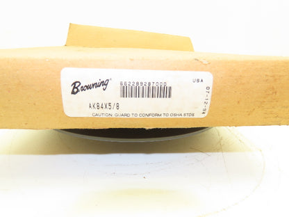 Browning AK84x5/8 Single Groove Pulley A Belt 8.25"-OD 5/8" Finished Bore