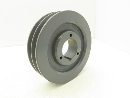 Browning 2TB62 2 Groove Pulley A-B Belt 6.5"-OD Split Taper P1 Bushing Lot Of 2