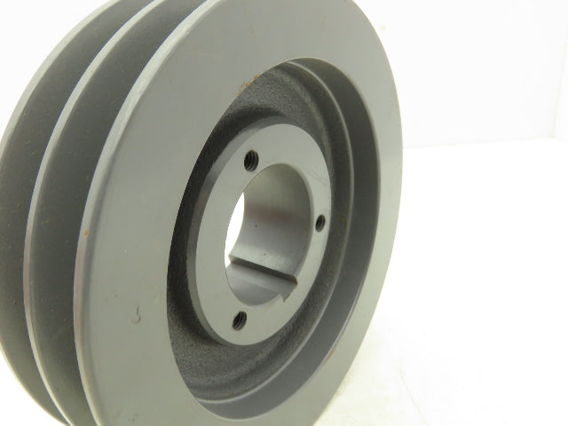 Browning 2TB62 2 Groove Pulley A-B Belt 6.5"-OD Split Taper P1 Bushing Lot Of 2