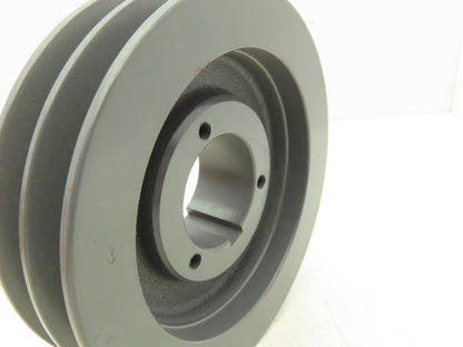 Browning 2TB62 2 Groove Pulley A-B Belt 6.5"-OD Split Taper P1 Bushing Lot Of 2