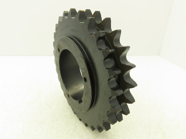 Browning D80R27 Roller Chain Sprocket Double #80/1 Chain 27-Tooth R1 Bushing