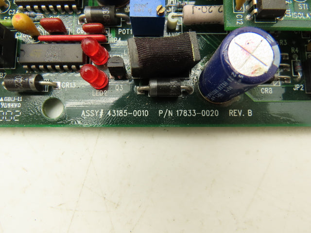 Omron STI 43185-0010 Printed Circuit Board Control Interface PCB Card Rev B