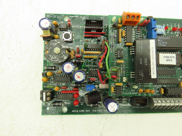 Omron STI 43185-0010 Printed Circuit Board Control Interface PCB Card Rev B