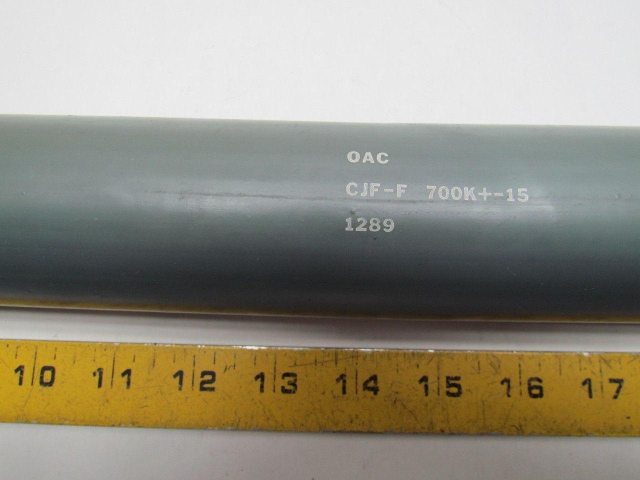 Leybold OAC CJF-F 700K+-15 Resistor 700,000 OHM 1289