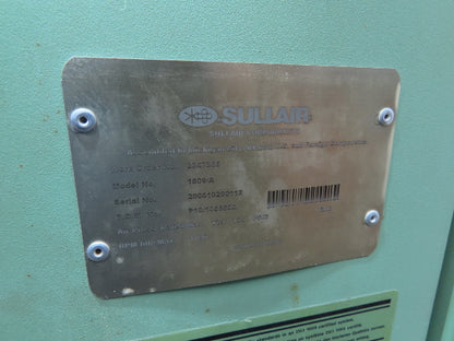Sullair 1809/A Rotary Screw Air Compressor 125 PSI 25 HP 460V 63371 hrs