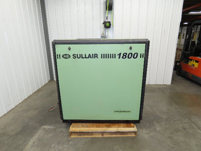 Sullair 1809/A Rotary Screw Air Compressor 125 PSI 25 HP 460V 63371 hrs