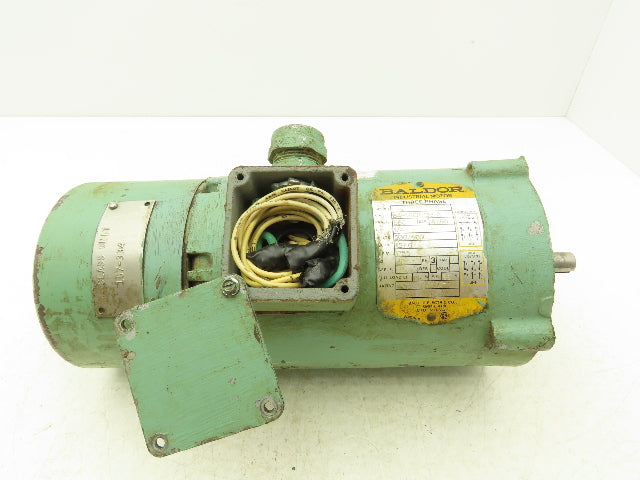 Reliance Electric Stearns Brake Motor 1/4Hp 1725 RPM 230/460V 3PH 56C 5/8"Shaft