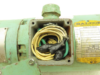 Reliance Electric Stearns Brake Motor 1/4Hp 1725 RPM 230/460V 3PH 56C 5/8"Shaft