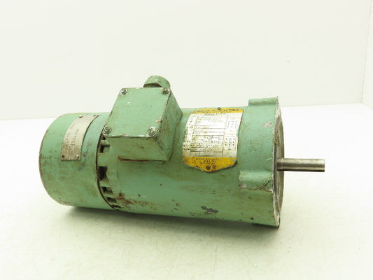 Reliance Electric Stearns Brake Motor 1/4Hp 1725 RPM 230/460V 3PH 56C 5/8"Shaft