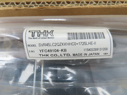 THK SVR45LC2QZKKHHC0+1725LHE-II Linear Bearing 2-Block LM Guide Rail 45x1725mm
